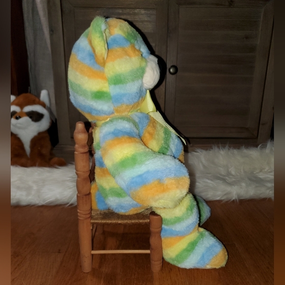 GANZ Sunshine Striped Plush Bear NWT - Picture 4 of 13
